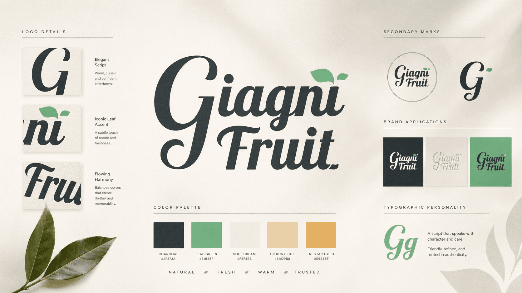 Giagni Fruit Logo